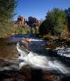 Oak Creek near Red Rock Crossing, Sedona, Arizona. “Using a slowshutter speed resulted in the silky texture of the flowing water.” J.J. 