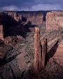 Spider Rock in Canyon de Chelly National Monument.