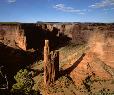 Spider Rock in Canyon de Chelly National Monument.