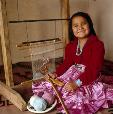 “Pumkin,” a five year old Navajo Weaver. “Pumkin” was photographed especially for a story on young Native American Artists which appeared in the November 1992 issue of Arizona Highways Magazine.